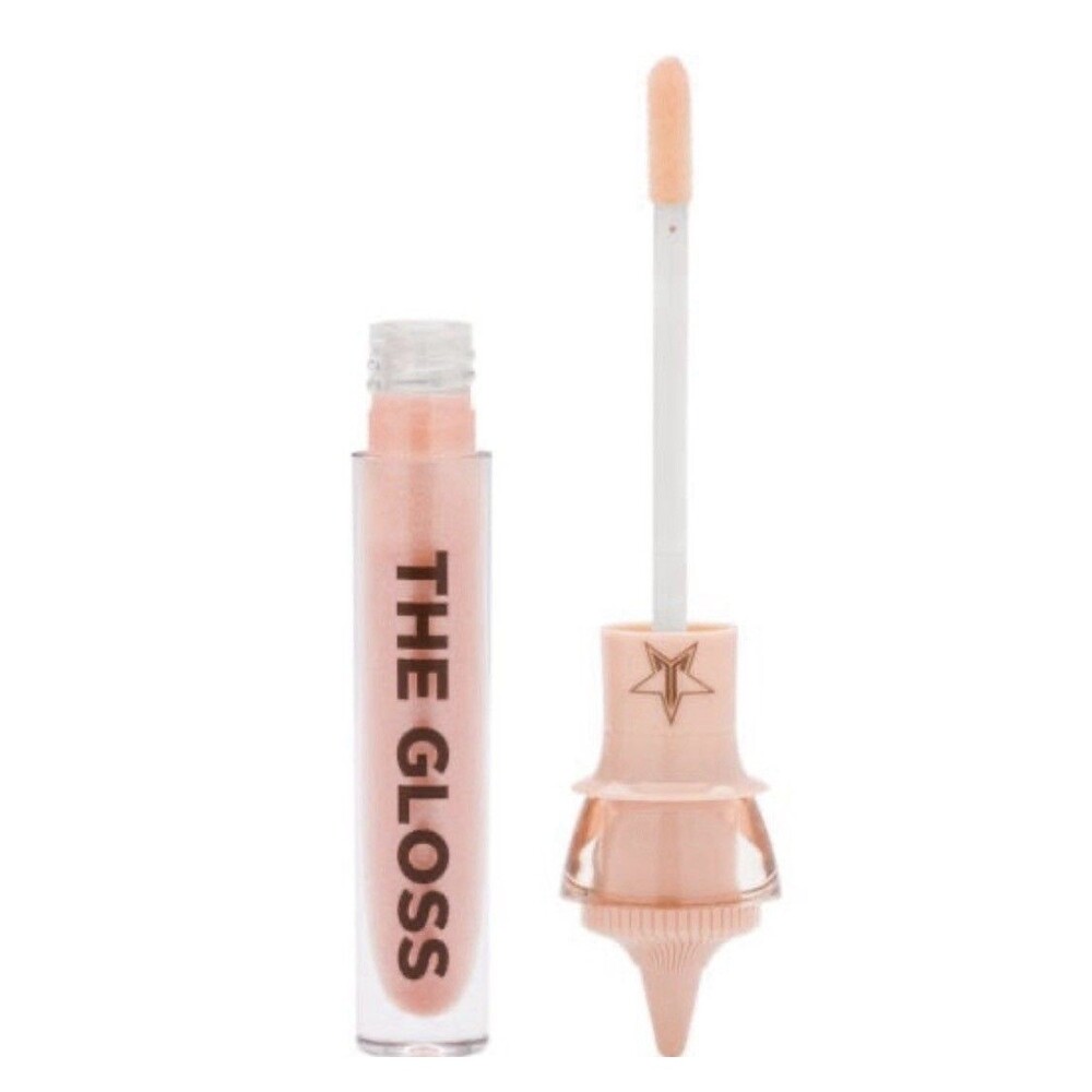 NIB Jeffree Star Cosmetics The Lip Gloss Mouthful Nude Sheer Shimmer Gold